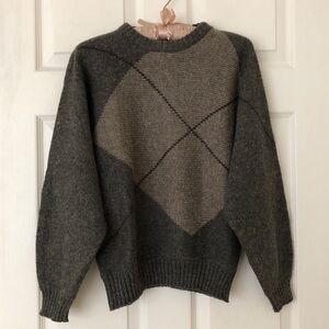Vintage Generra Crew Neck Sweater Taupe Size Small